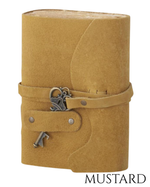 Antique Key 6 Inch Leather Handcrafted Unlined Journals