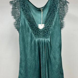 CAP SLEEVE SILKY TANK