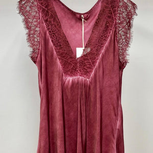 CAP SLEEVE SILKY TANK