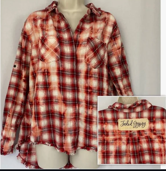 Gypsy Flannel: Red