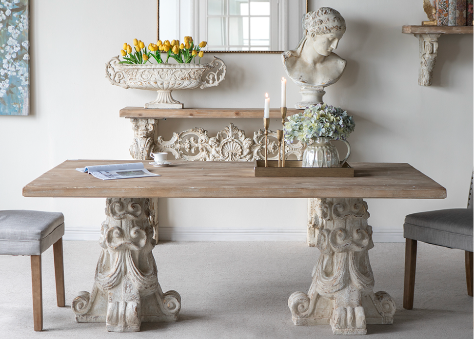 Dining Table with Magnesium Base