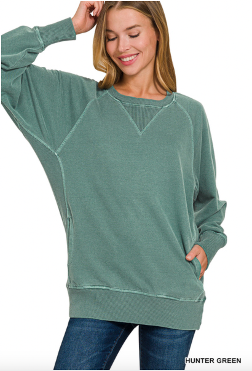 HUNTER SWEATSHIRT WITH POCKETS