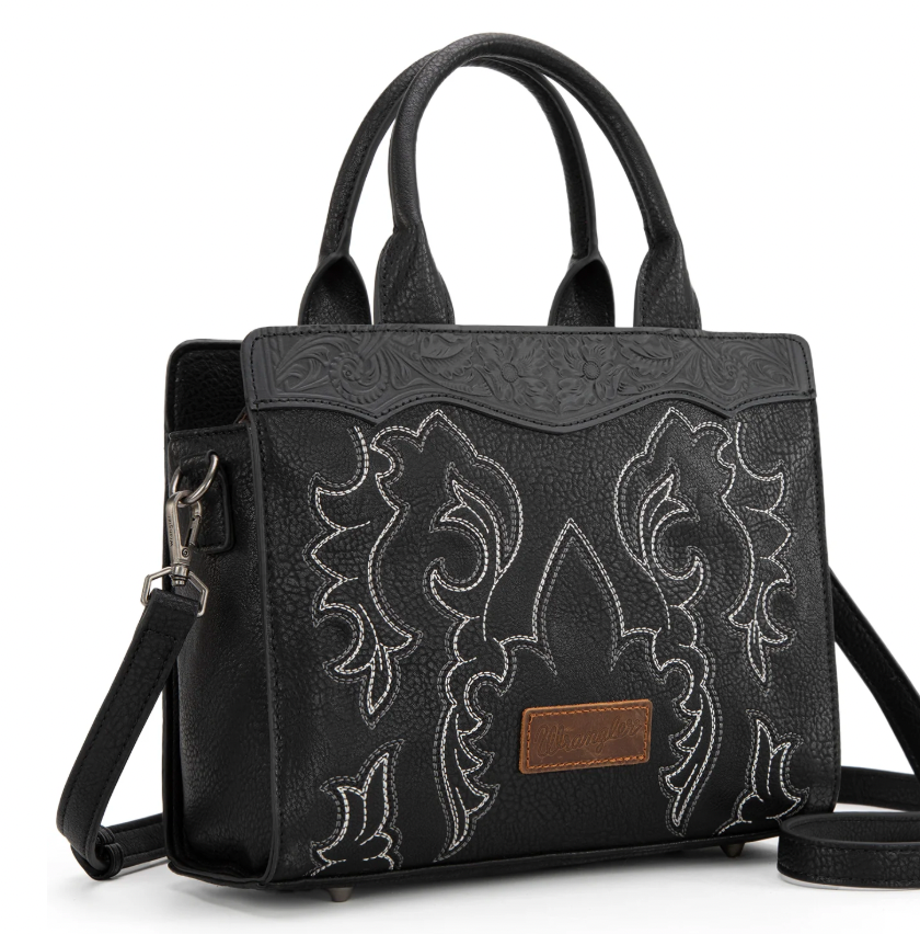 Wrangler Embroidered Tote/Crossbody