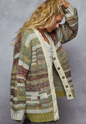 MULTICOLOR CARDI