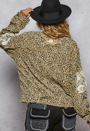 PATCHWORK JACKET WITH LACE