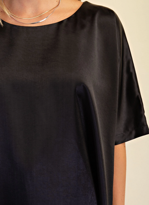 Round Neck Oversized Top