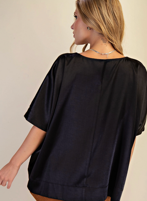 Round Neck Oversized Top