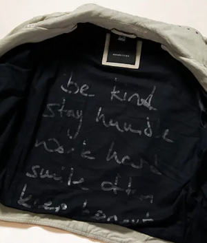 Maryn Leather Jacket: Off White