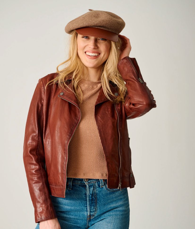 Fayola RF Leather Jacket
