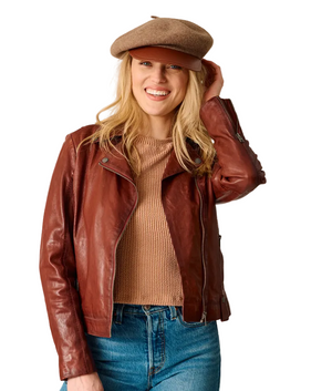 Fayola RF Leather Jacket