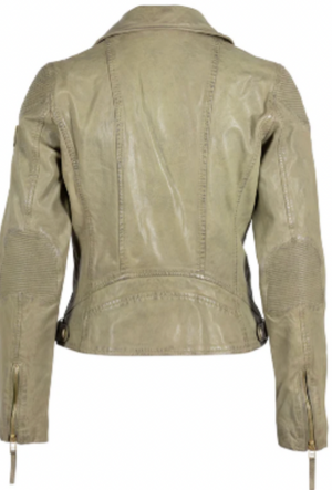 Raizel RF Leather Jacket: Sage