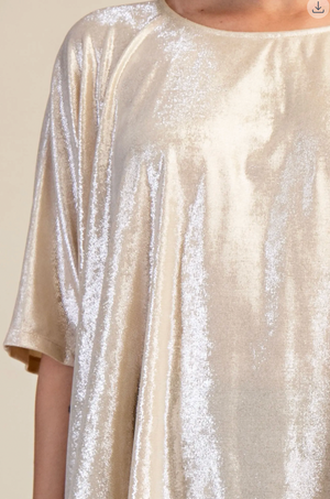 Round Neck Oversized Knit Top