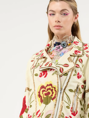 CARMEN EMBROIDERED JACKET Ivory 2025 CC