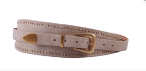 Avant Garde Wide Studded Western Belt