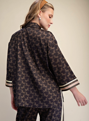Horse Print Top