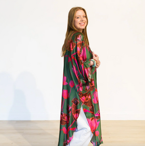 Tulip Trail Long Kimono