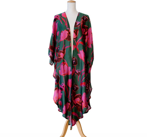 Tulip Trail Long Kimono