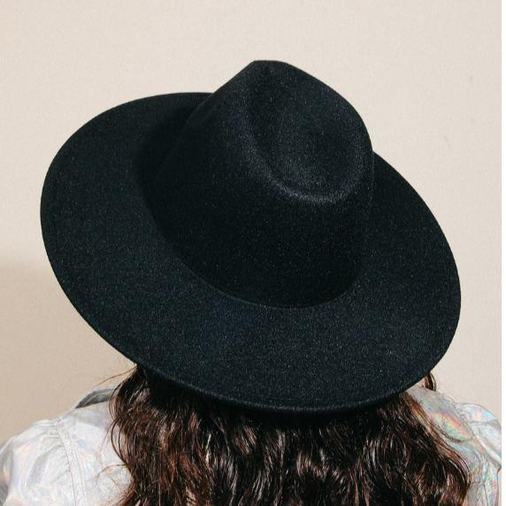 Flat Brim Fedora Fashion Hat