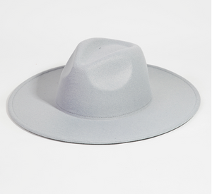 Flat Brim Fedora Fashion Hat