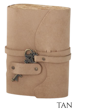 Antique Key 6 Inch Leather Handcrafted Unlined Journals