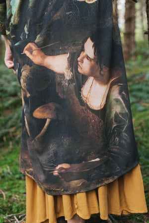 Heartwork Opera Duster Kimono Robe w Artist Butterfly