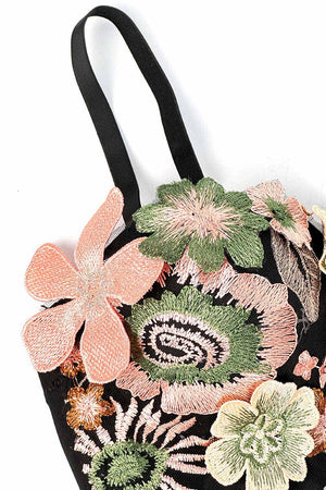 Floral Camisole Top: BLACK / 38C