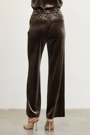 Velvet Straight Fit Pants