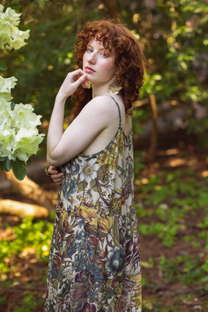 Love Grows Wild Bohéme Slip Dress With Bees: S/M (fits approx. size 6-10)