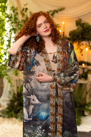 Theatre of Dreams Kimono  Deer/Forest