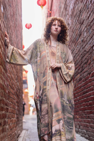 Friendship Love &Truth Vintage Wash Kimono