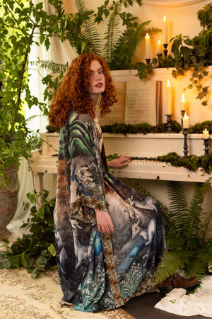 Theatre of Dreams Kimono  Deer/Forest