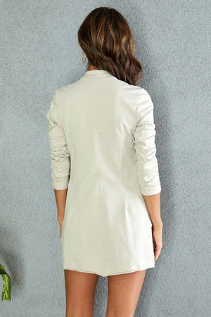 STRAIGHT HEM MILITARY JACKET