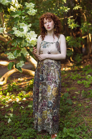 Love Grows Wild Bohéme Slip Dress With Bees: S/M (fits approx. size 6-10)