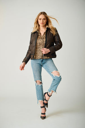 Juneau CF Leather Jacket