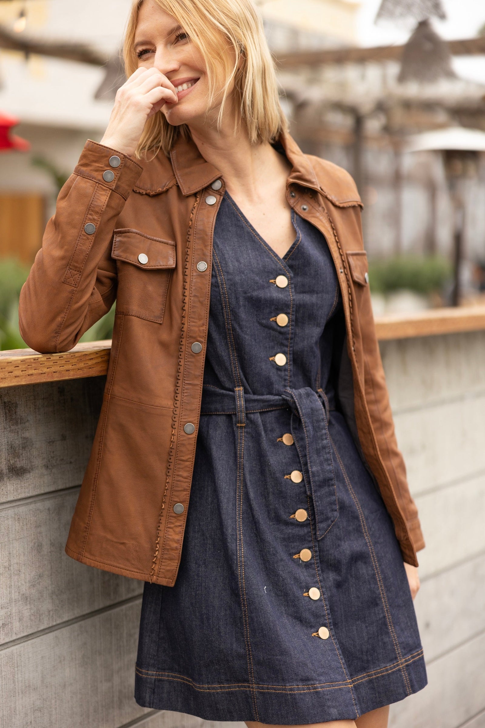 Melodee Leather Jacket,